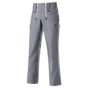 KRÄHE Doppelpilot Zunfthose ohne Schlag, grau, 27