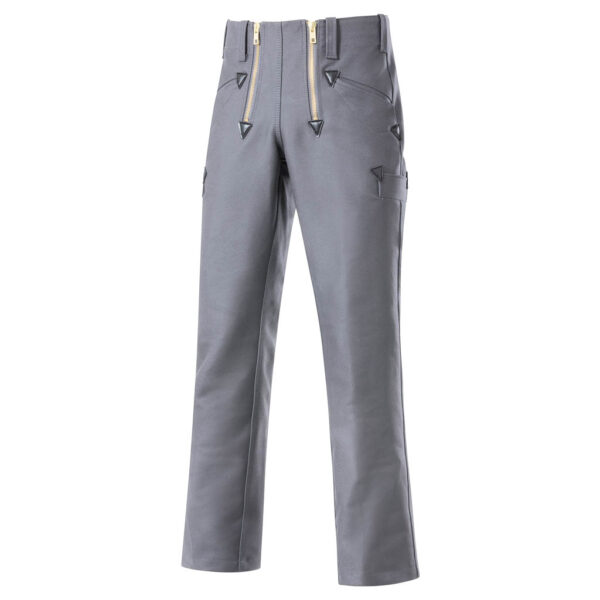 KRÄHE Doppelpilot Zunfthose ohne Schlag, grau, 26