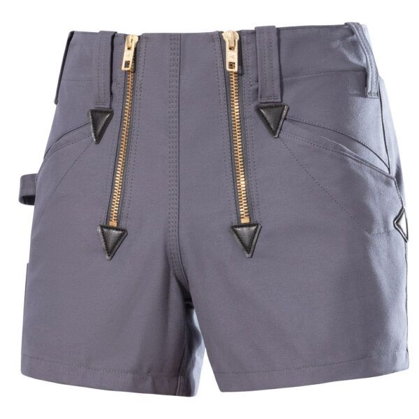 KRÄHE Sommerzwirn kurze Zunfthose, grau, 48