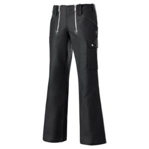 KRÄHE Deutschleder Zunft-Hüfthose mit Schlag, schwarz, 52