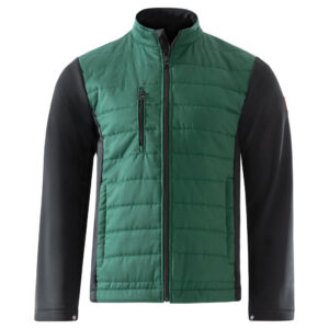 KRÄHE Evo Softshell-Steppjacke, grün schwarz, XXL