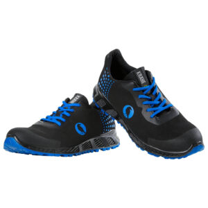 KRÄHE black crow S3 ESD SRC Sicherheitshalbschuh, schwarz blau, 47