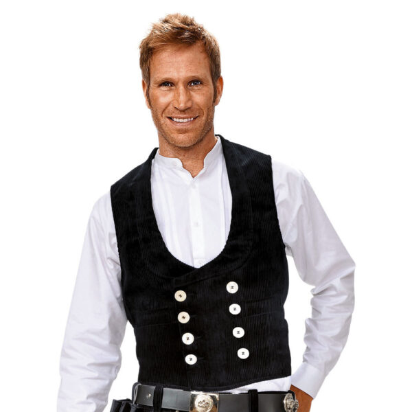 KRÄHE Panzer Zunftweste Young Classic, schwarz, 50