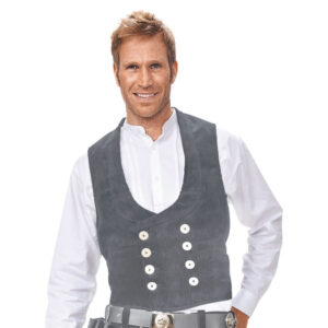 KRÄHE Panzer Zunftweste Young Classic, grau, 58