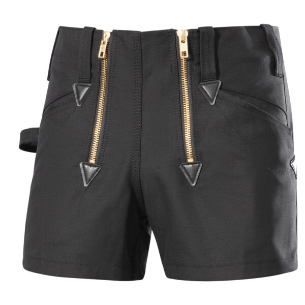 KRÄHE Sommerzwirn kurze Zunfthose, schwarz, 46