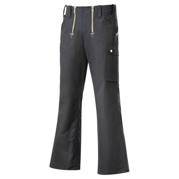 KRÄHE Sommerzwirn Zunft-Hüfthose mit Schlag, schwarz, 94
