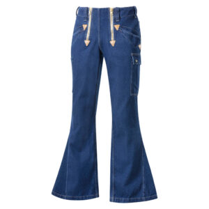 KRÄHE Zunftjeans mit Schlag, blau, 56