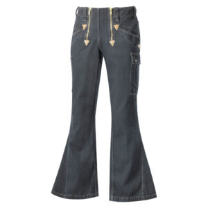 KRÄHE Zunftjeans mit Schlag, schwarz, 48