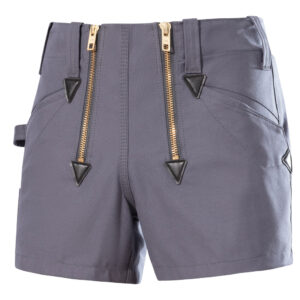 KRÄHE Sommerzwirn kurze Zunfthose, grau, 48