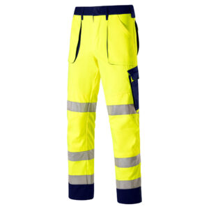 KRÄHE Hi-Vis Bundhose Premium, warngelb, 110