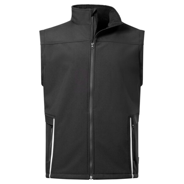 KRÄHE Freedom Softshellweste, schwarz, XS
