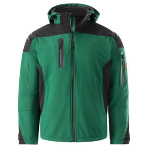 KRÄHE Evo Softshelljacke, grün schwarz, S