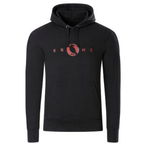 KRÄHE Iconic Hoodie Baumwolle (Herren), schwarz, 3XL