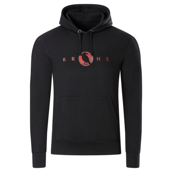 KRÄHE Iconic Hoodie Baumwolle (Herren), schwarz, XXL