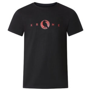 KRÄHE Iconic T-Shirt 100% Baumwolle (Herren), schwarz, XL